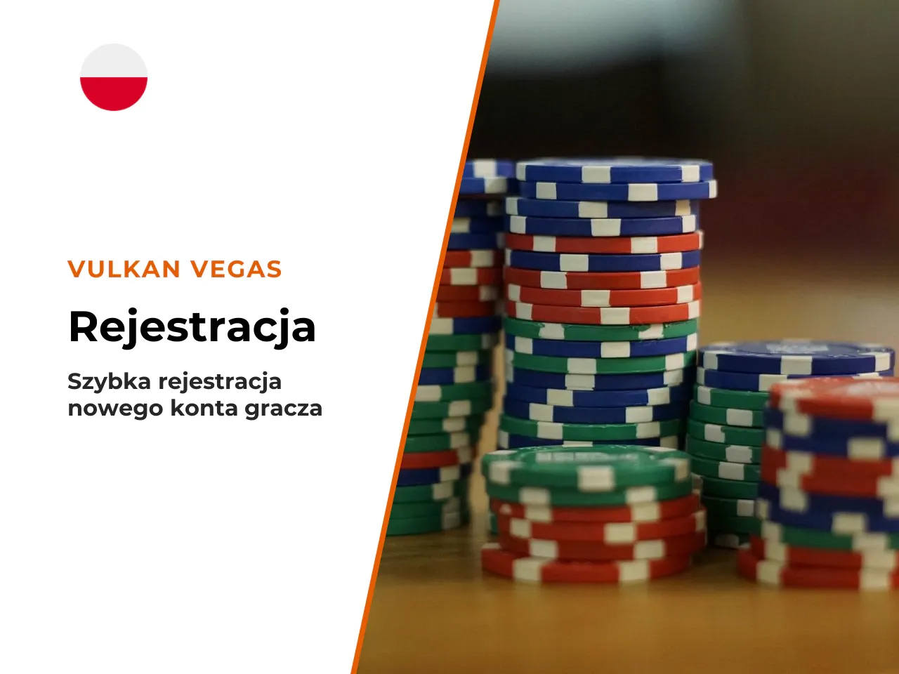 Proces rejestracji krok po kroku. Zakładanie konta w Vulkan Vegas casino przebiega następująco: 1. **Kliknij „Rejestracja"** — przycisk znajduje się w prawym górnym rogu strony, tuż obok przycisku log