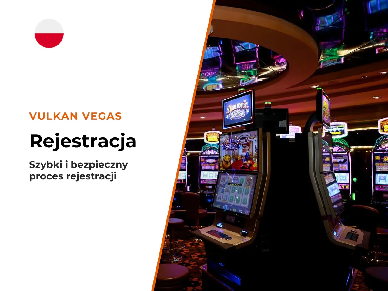 Jak założyć konto przed pierwszym logowaniem. **Rejestracja tradycyjna:** 1. Wejdź na vulkanvegas.com i kliknij **„Zarejestruj się"** w prawym górnym rogu. 2. Podaj adres e-mail, utwórz silne hasło, w